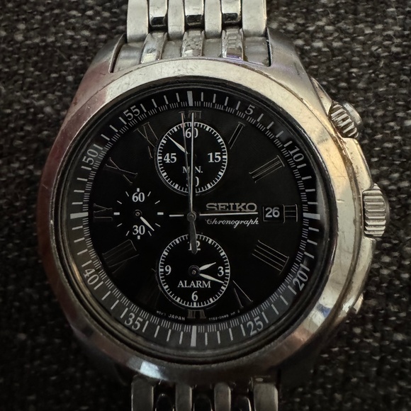 Seiko Watch Blue Face - Picture 1 of 3